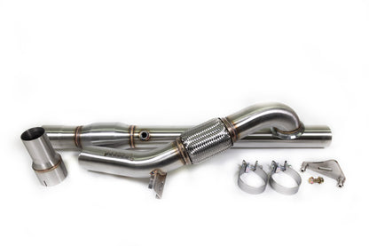 MK6/6.5 JETTA GLI 3" CATTED DOWNPIPE - V-BAND