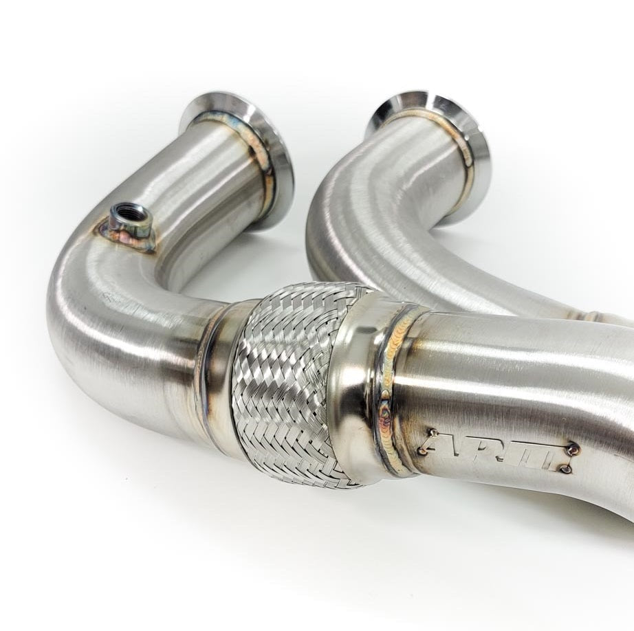 BMW 650i N63 / N63TU 3" Catless Downpipes - ARM Motorsports