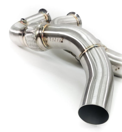 BMW F01 750i N63 / N63TU 3" Catless Downpipes - ARM Motorsports